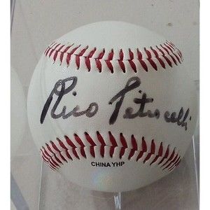 Rico Petrocelli‎ Unverified Autograph Baseball In Case Not Authenticated